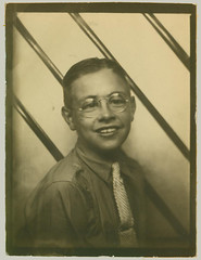 Photobooth boy with glasses