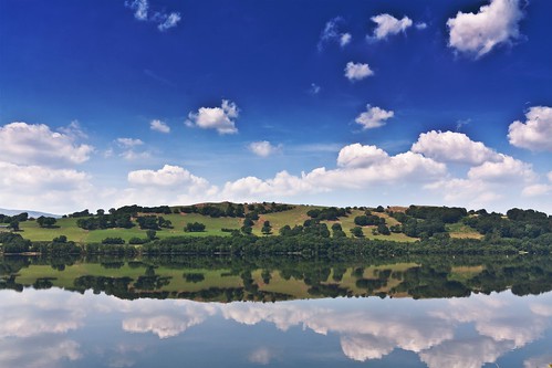 travel blue sky lake reflection green water canon sigma hills bala walea flickrandroidapp:filter=none