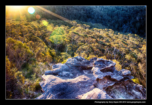 sunset blackheath sydney australia bluemountains windcave perryslookdown