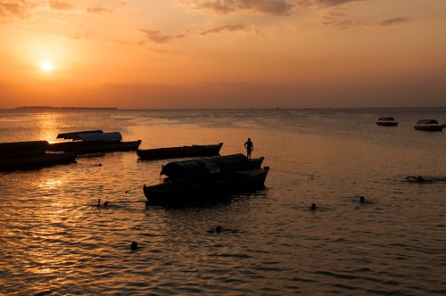sunset sea tanzania mar zanzibar abigfave