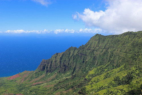 nāpali coast state wilderness park kauai september 2016 hi ハワイ 風景 pu’u o kila pihea trail hike pacific hawaii
