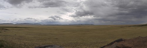 panorama mountains desert panoramic mongolia gobi altai