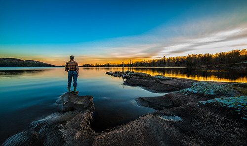 light sunset panorama sun lake color nature water norway contrast forest evening twilight nikon solitude quiet waterfront view peaceful silence serenity d800 14mm samyang