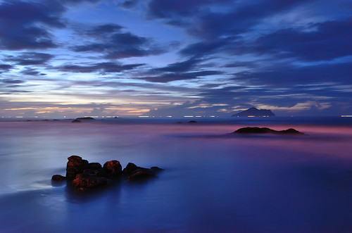 night sunrise cloudy taiwan 台灣 宜蘭 龜山島 頭城 外澳