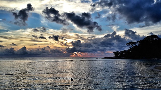 Sunset at Kampung Paya, Tioman Island