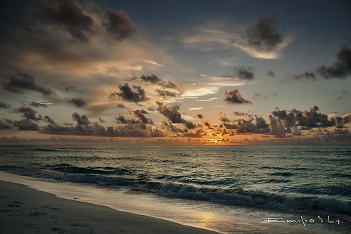 sol méxico mar playa amanecer cielo nube cancún quintanaroo