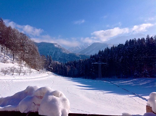 ipad2 landscape landschaft snow schnee eis ice winter cold blue sky trees view tyrol austria tirol österreich