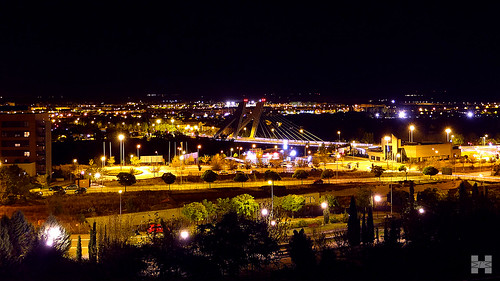 city bridge light españa night landscape puente luces noche cool nice spain sony bonito paisaje valladolid panoramica anochecer nocturno pucela amater hx10v