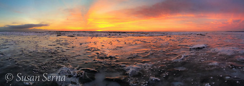 cameraphone sunset seascape ice alaska landscape landscapes seascapes pano panoramic anchorage iphone anchoragecoastalwildliferefuge iphoneart acwr iphone5s dailynaturetnc13