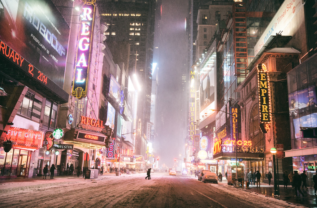 New York City - Snow - Hercules - Times Square