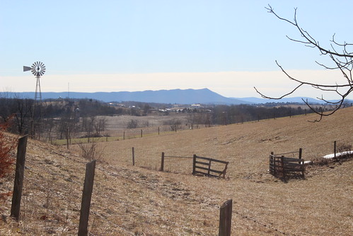 Massanutten Mountain from Greenmount and Sky Road intersection, Rockingham County, Virginia by MennoniteArchivesofVirginia