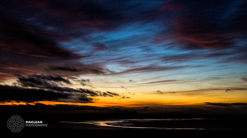 sunset scotland dunbar eastlothian belhavenbay