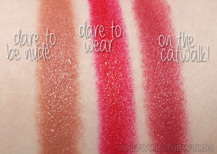 Essence Longlasting Lipstick- Dare to be Nude, Dare to Wear and On the Catwalk! (5)