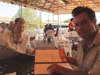 Matt and James at Love's Seafood