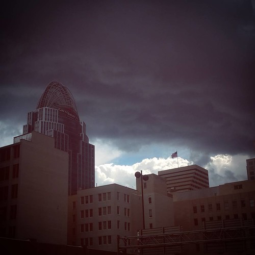 It was looking pretty ominous a little bit ago. #ASG #Thunderstorms