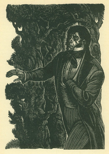 Woodcut from Jane Eyre, 1943 Random House