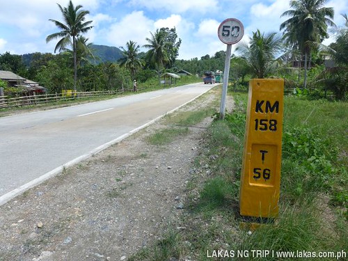 Kilometer 158 is where the intersection of New Rizal is in Brgy. Dumarao, Roxas, Palawan