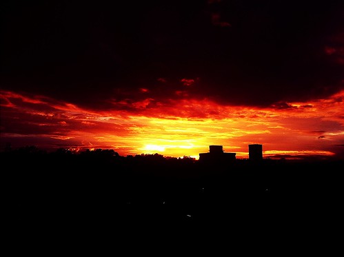 sunset sky burning uploaded:by=flickrmobile flickriosapp:filter=nofilter ramkrishnasapartment