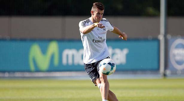 Primer entrenamiento de Gareth Bale con el Real Madrid