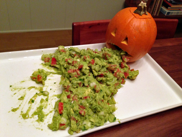How To Serve Guacamole On Halloween - The Amateur Gourmet