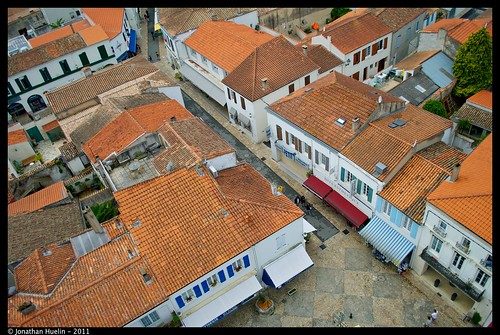 roof orange france buildings town nikon aerial charentemaritime d3000 saintpierredoleron