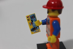 The LEGO Movie Collectible Minifigures (71004) - Hard Hat Emmet