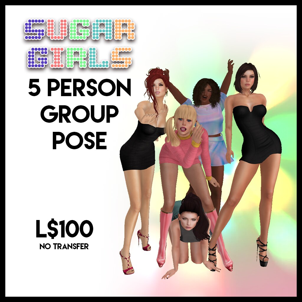 -RC- Sugar Girls Group Pose - SecondLifeHub.com