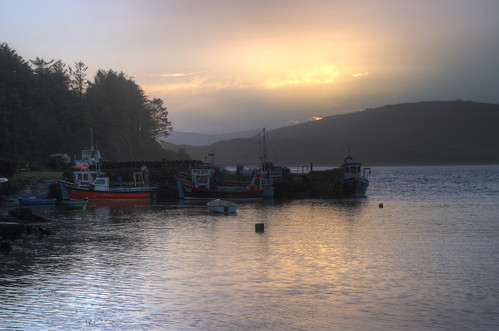 ireland sunset sea boats pier fishing harbour cork keith ring kingston safe clonakilty