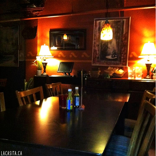 downstairs party and events space at La Casita Gastown in Vancouver BC