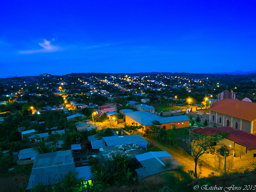 city sky night noche town iglesia ciudad cielo nicaragua municipio camoapa