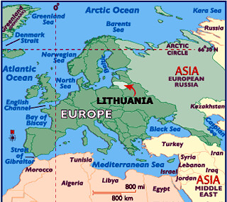 Where in the world is Lithuania?