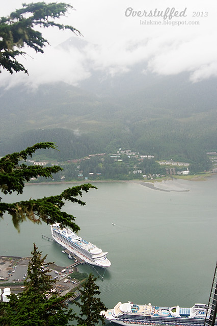 Juneau from the top of the tram