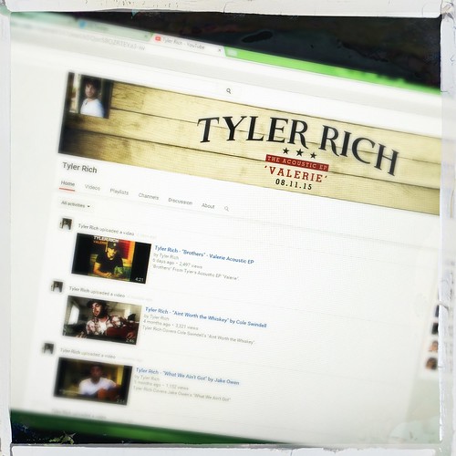 day202: checking out @TylerRichMusic's YouTube page