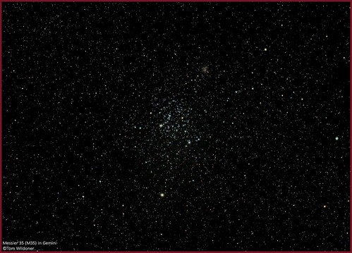 night canon stars timelapse december ngc galaxy astrophotography astronomy nightsky opencluster messier gemini 400mm m35 2013 ngc2158 Astrometrydotnet:status=solved ioptron tomwildoner Astrometrydotnet:id=nova177154