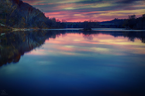 sunset reflections virginia lynchburg jamesriver
