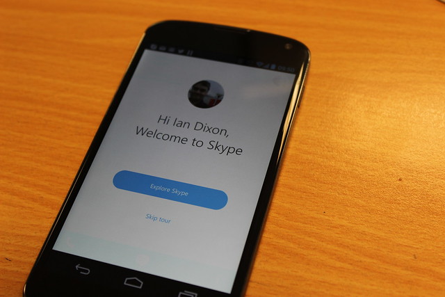 Skype on a Nexus 7