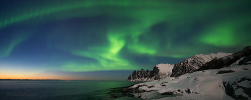 schnee winter light panorama norway landscape norge pano norwegen arctic aurora polar northern landschaft senja panoramique troms nordlys nordlicht arktis steinsfjord