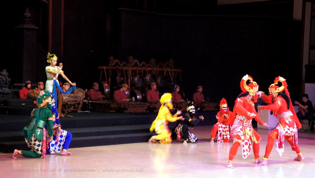 Ramayana Ballet, Prambanan, Yogyakarta - monkeys