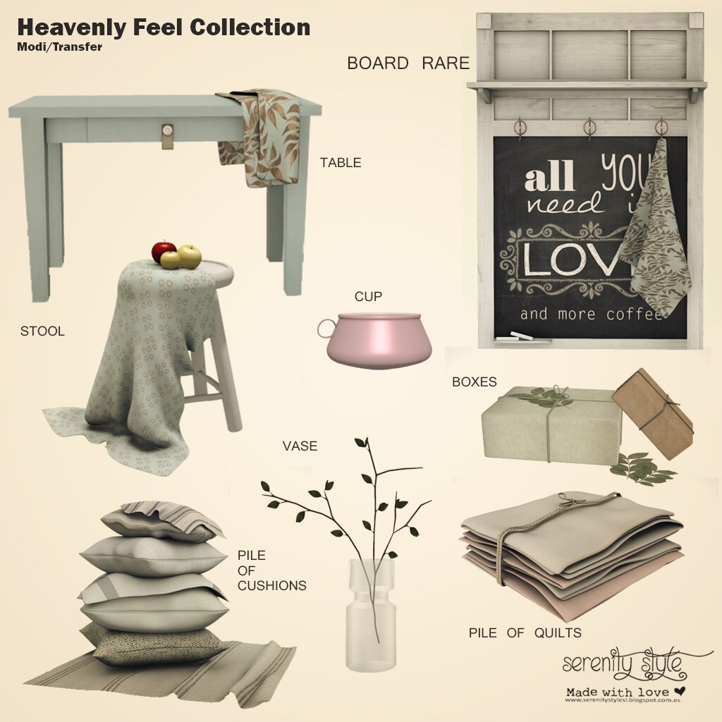 Serenity Style- Heavenly Feel Collection