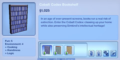 Cobalt Codez Bookshelf