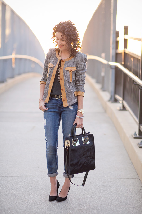 Samara Suede Shoulder Bag in Brown - Isabel Marant