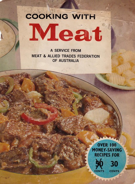 Cover from a 60s meat industry cookbook
