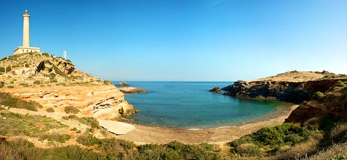 panorama lighthouse beach faro spain cabo flickr playa murcia panoramica cape cartagena cabodepalos regiondemurcia anggarfer