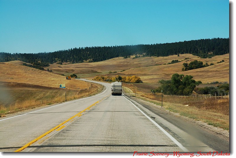 Prairie scenery along Highway 8