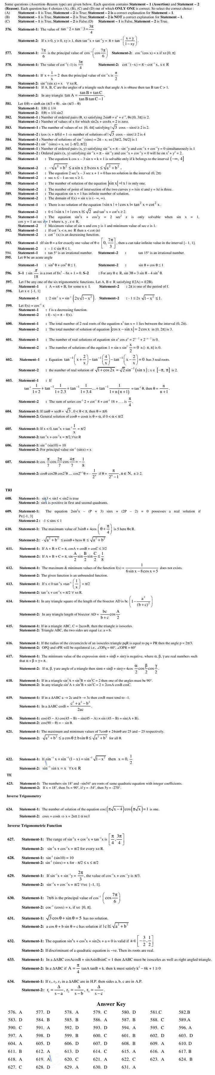 Maths Study Material - Chapter 25