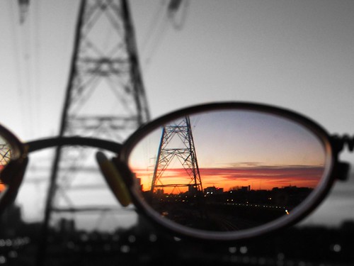 sunset sky sc glasses pylon