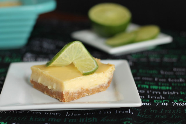 Lime and coconut bars #12bloggers