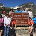 Counter Clockwise: side pocket, mcmom, woolibar, Ojibwa, peregrine kate, markdd, foresterbob, Mrs. side pocket, Mrs. markdd and figbash at Logan Pass, the Continental Divide