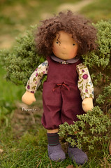 Alma,  17/18 inch waldorf inspired doll