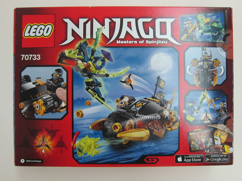 70733 - LEGO Ninjago Blaster Bike - Back